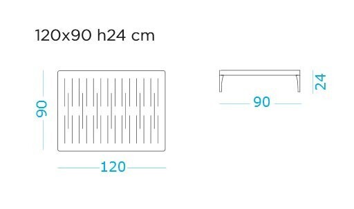 Ethimo Infinity Kaffeetisch 120 cm