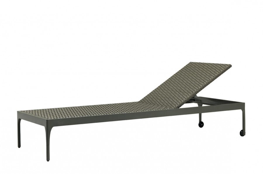 Ethimo Infinity Sonnenliege verstellbar, rollbar