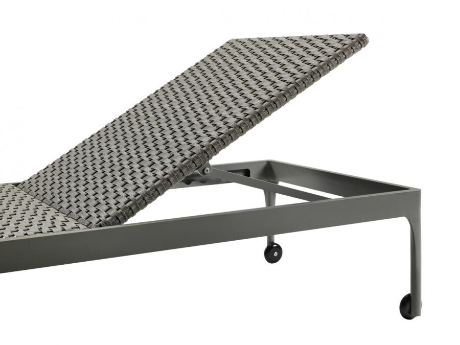Ethimo Infinity Sonnenliege verstellbar, rollbar