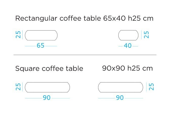 Ethimo Loto Kaffeetisch 65 cm