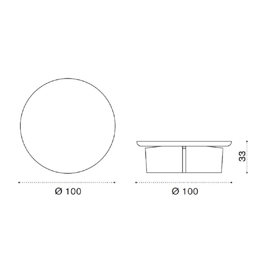 Ethimo Cross Tisch Ø100 x 33