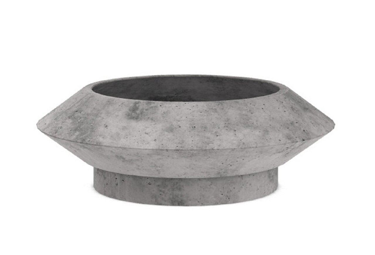 Ethimo Bulbi Crocus Betonvase: Grigio Carbone