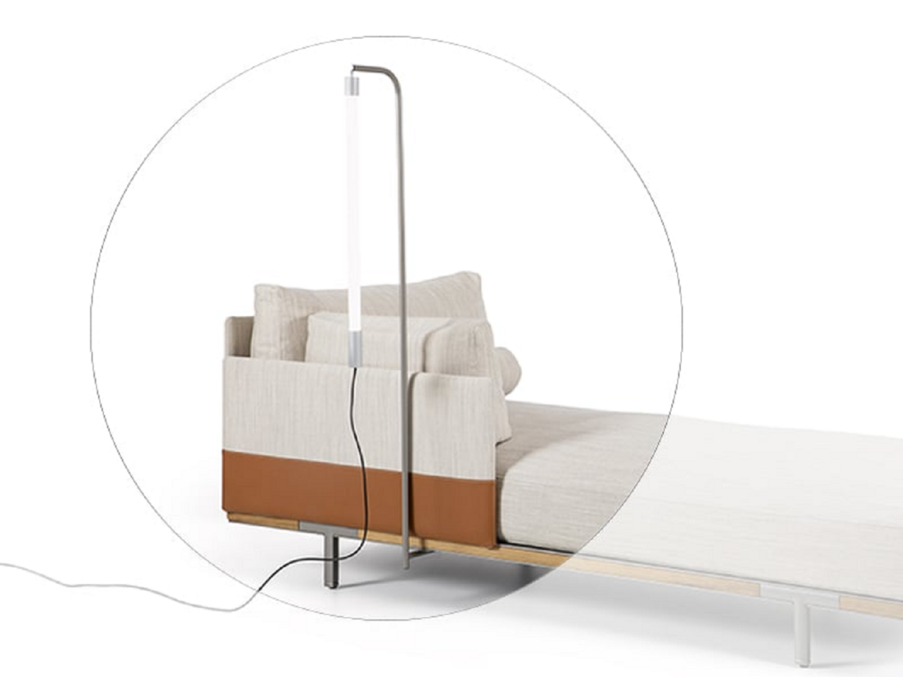 Ethimo Baia Lamp - Stehleuchte - Silver