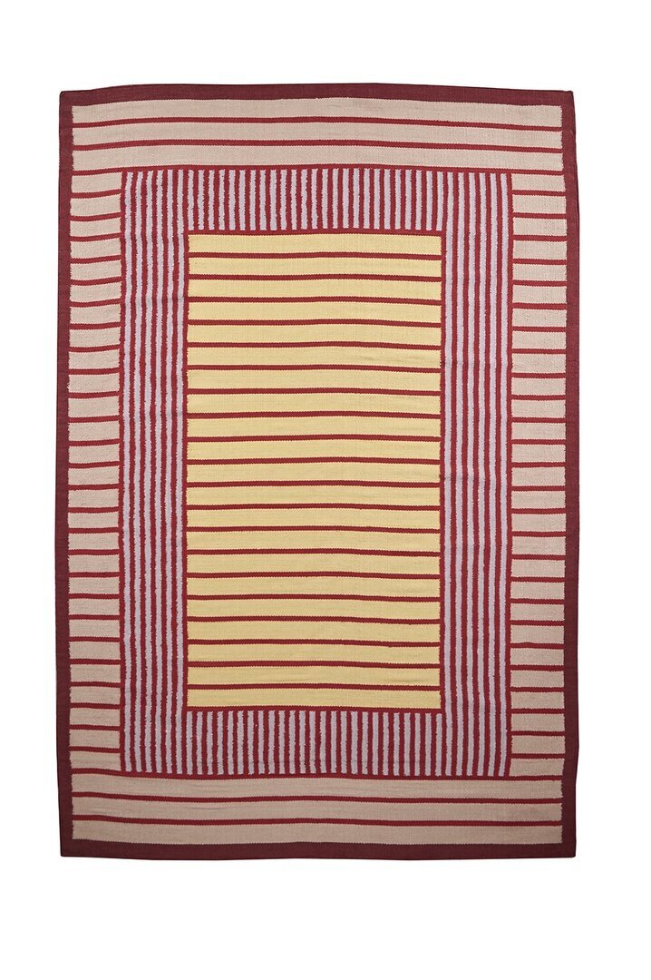 Massimo Hemp Collection Red/Yellow-Teppich