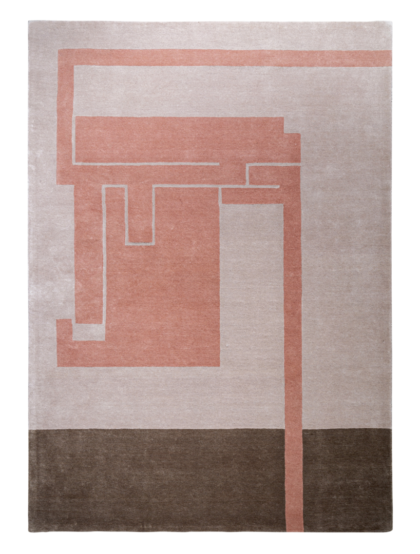 Massimo Structure Fragment -Teppich: Modell 3