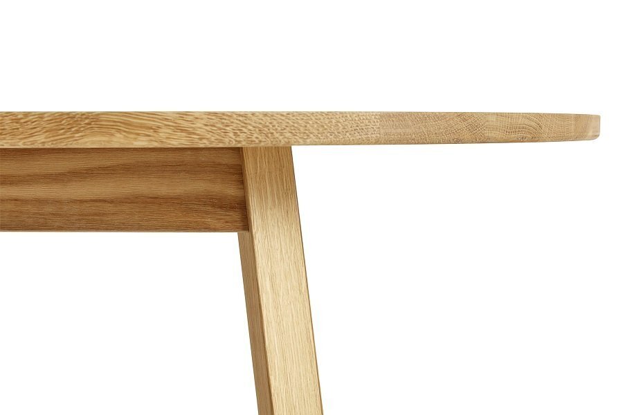 Hay Triangle Leg Table Oiled Solid Oak L 200 X W 85 X H 74