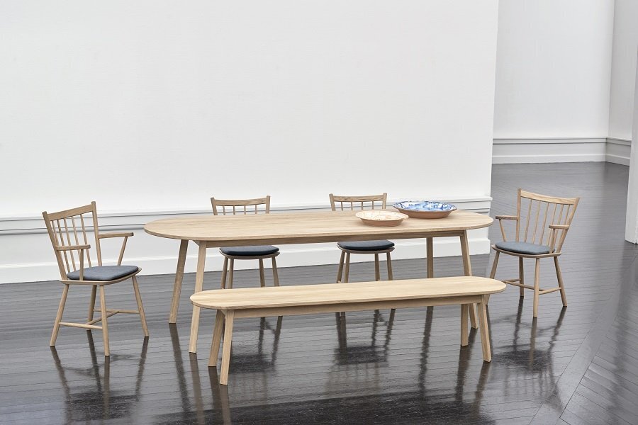 Hay Triangle Leg Table Oiled Solid Oak L 200 X W 85 X H 74
