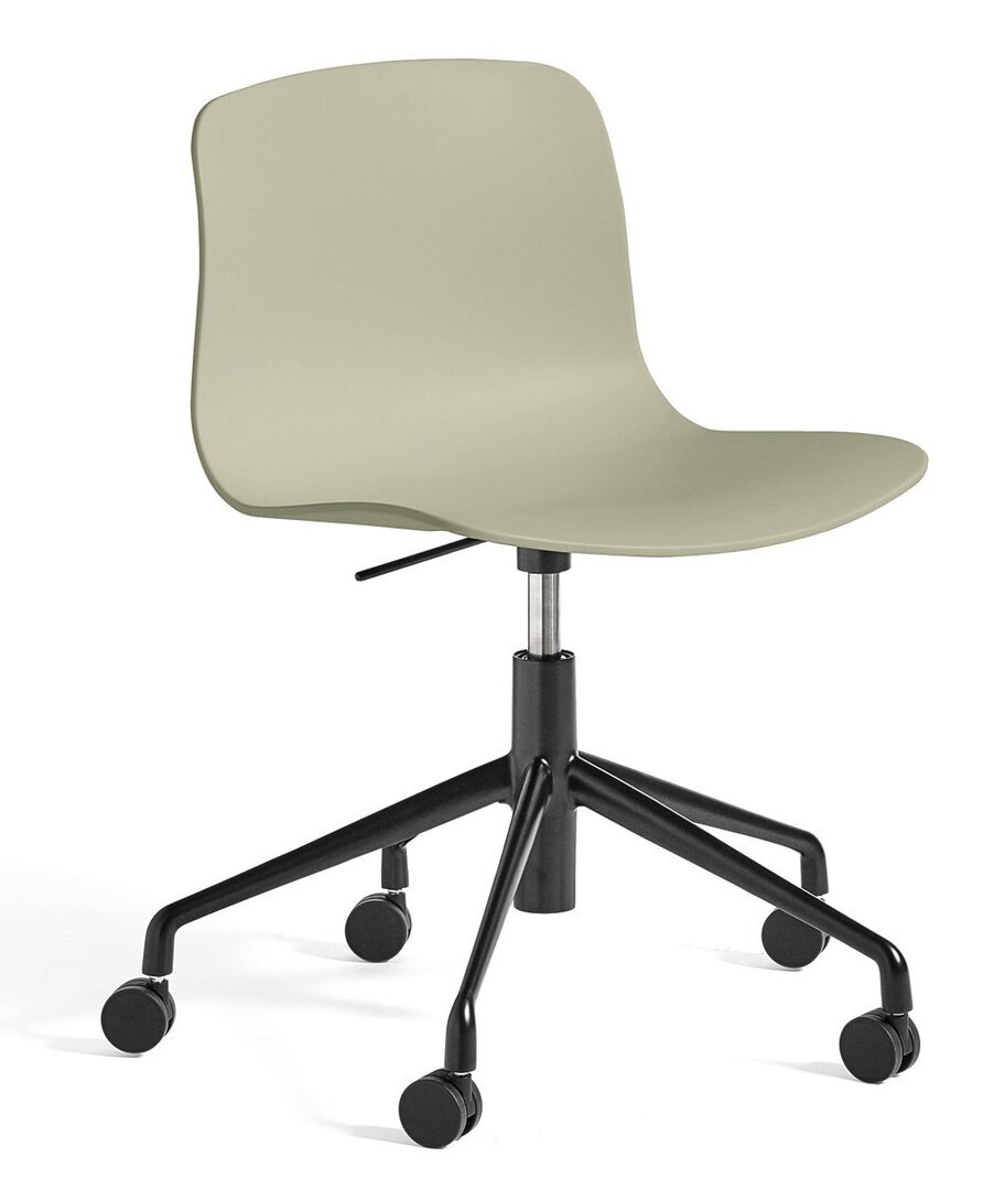 Hay About A Chair Aac 50 Stuhl - Black powder coated aluminium - Pastel green 2.0