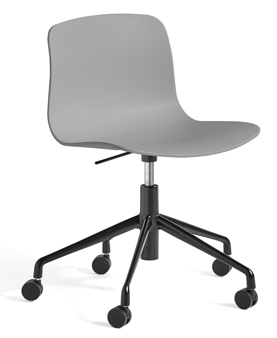 Hay About A Chair Aac 50 Stuhl - Black powder coated aluminium - Concrete grey 2.0