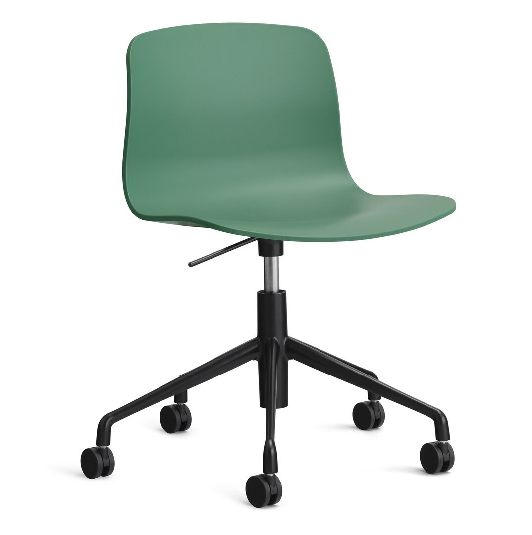 Hay About A Chair AAC 50 Black Powder Coated Aluminium-Teal Green 2.0