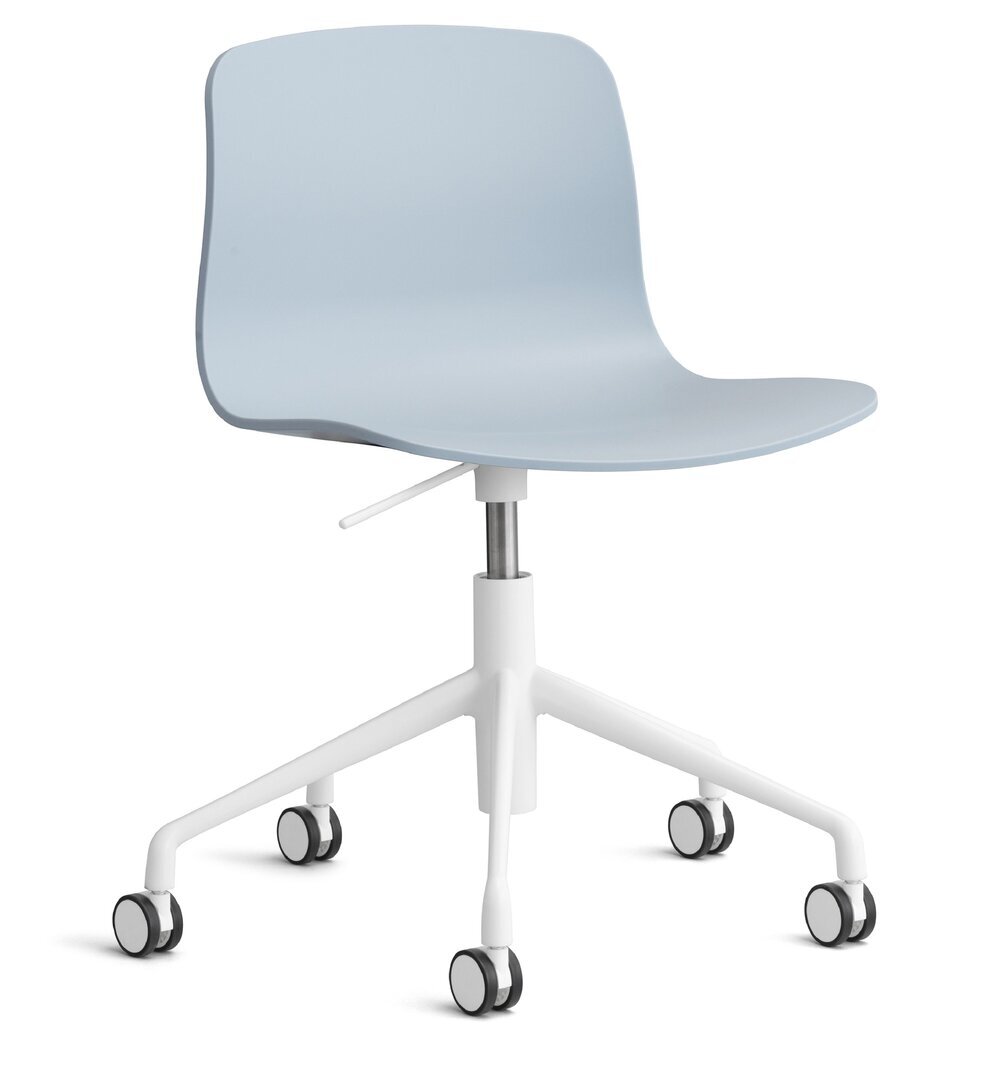 Hay About A Chair AAC 50 White Powder Coated Aluminium-Slate Blue 2.0