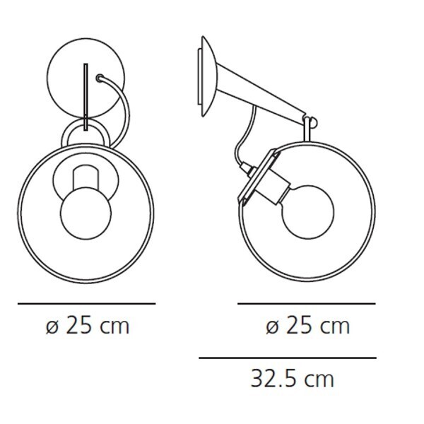 Artemide Miconos parete