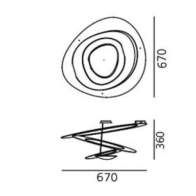 Artemide Pirce Mini Soffitto Deckenleuchte