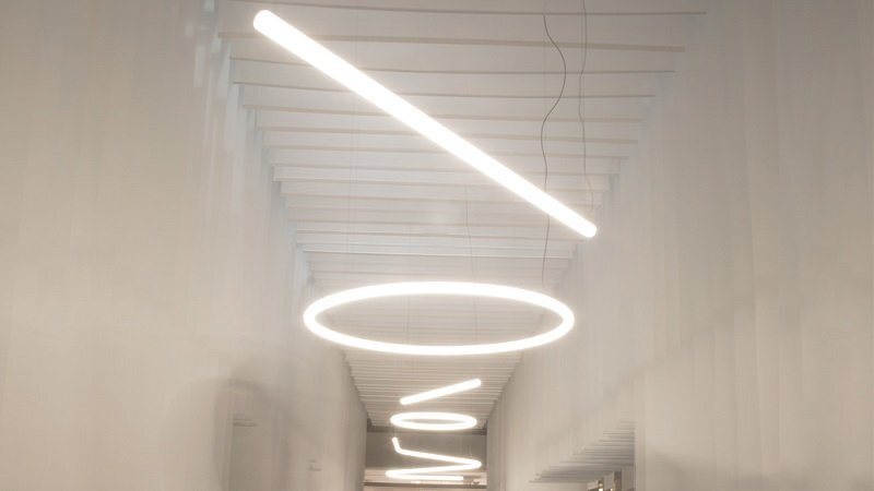 Artemide Alphabet of Light Circular LED Pendelleuchte - D90 cm