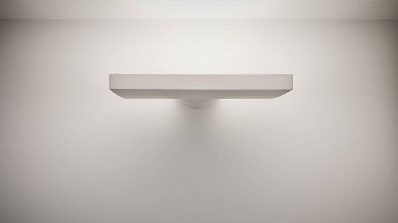 Artemide Architectural Surf Parete 300 Fluo Wandleuchte