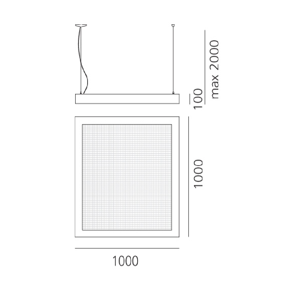 Artemide Altrove Suspension LED Direct/Indirect emission - App Compatible