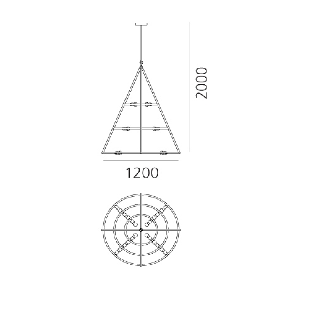 Artemide El Porís Pendelleuchte