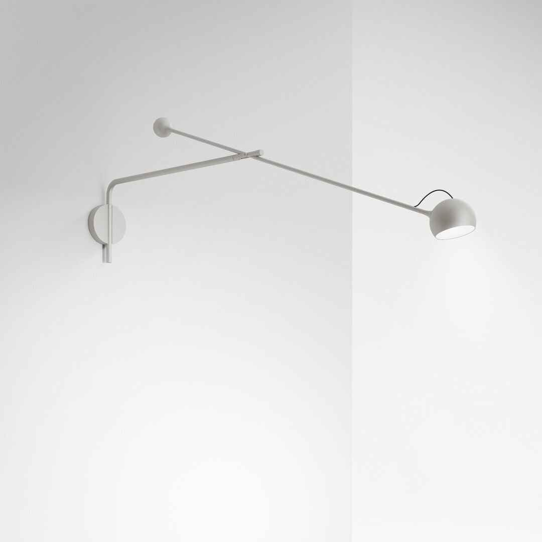 Artemide Ixa L - Wandleuchte - Weissgrau