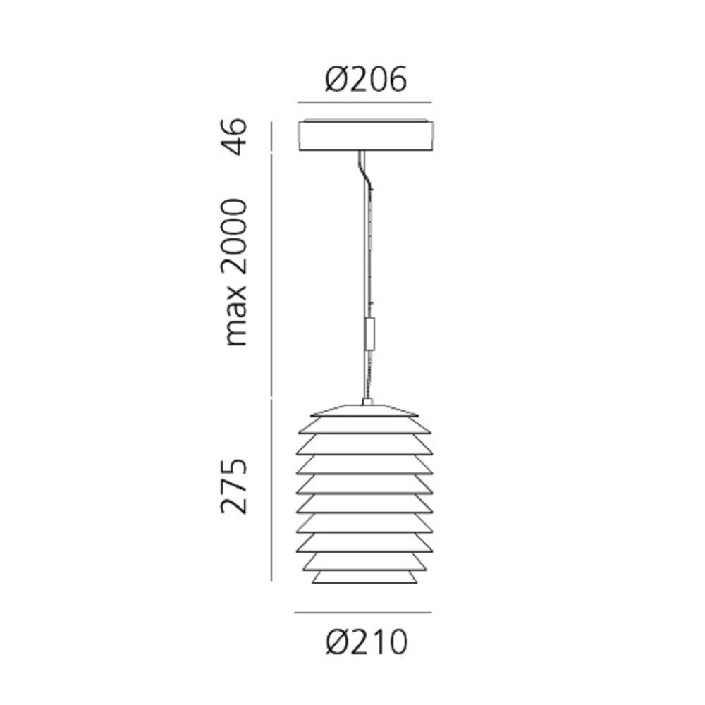 Artemide Slicing  - Pendelleuchte