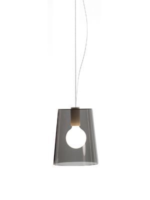 Pedrali L001S/A Pendelleuchte-FU-Polycarbonat Rauchgrau
