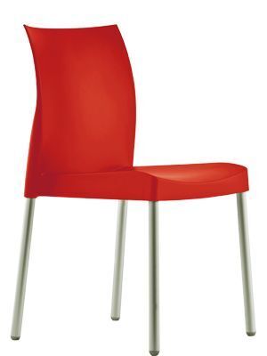 Pedrali Ice 800 Stuhl-RO-Polypropylen rot