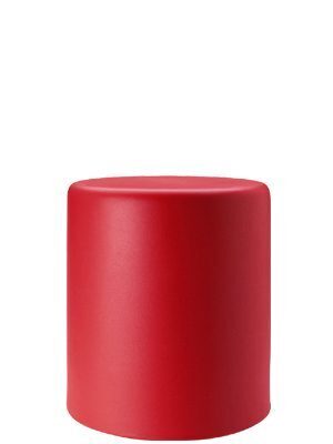 Pedrali Wow 480 Sitzhocker-RO-Polyethylen rot