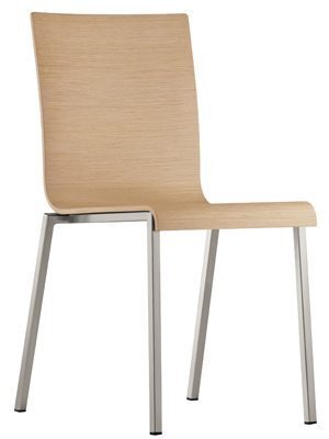 Pedrali Kuadra 1321 Stuhl, verchromtes Gestell
