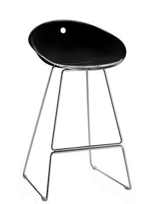 Pedrali Gliss 902 Hocker-NE-Polycarbonat schwarz