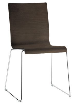 Pedrali Kuadra 1328 Stuhl-W-Eichenholz gebeizte Wenge