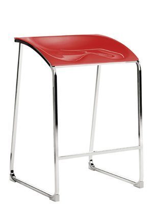 Pedrali Arod 500 Hocker-RT-Polycarbonat rot