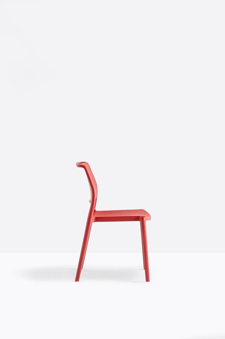 Pedrali Ara Stuhl-blau-RO-Polypropylen rot