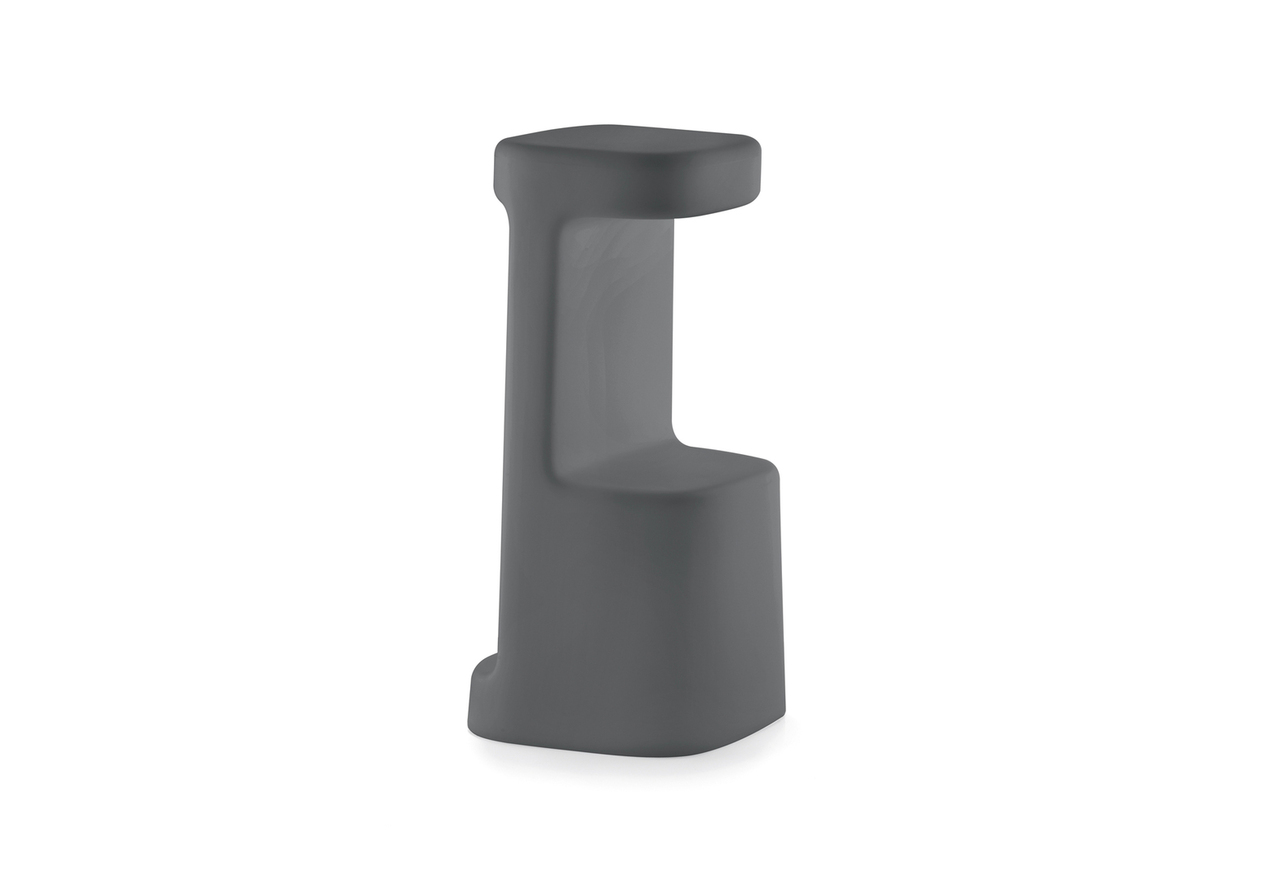 Pedrali Serif Barhocker-GA2-Polyethylen dunkelgrau