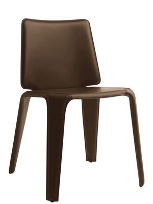 Pedrali Mood 720 Lederstuhl-F01-Kernleder braun