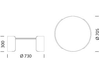 Pedrali Parenthesis Couchtisch