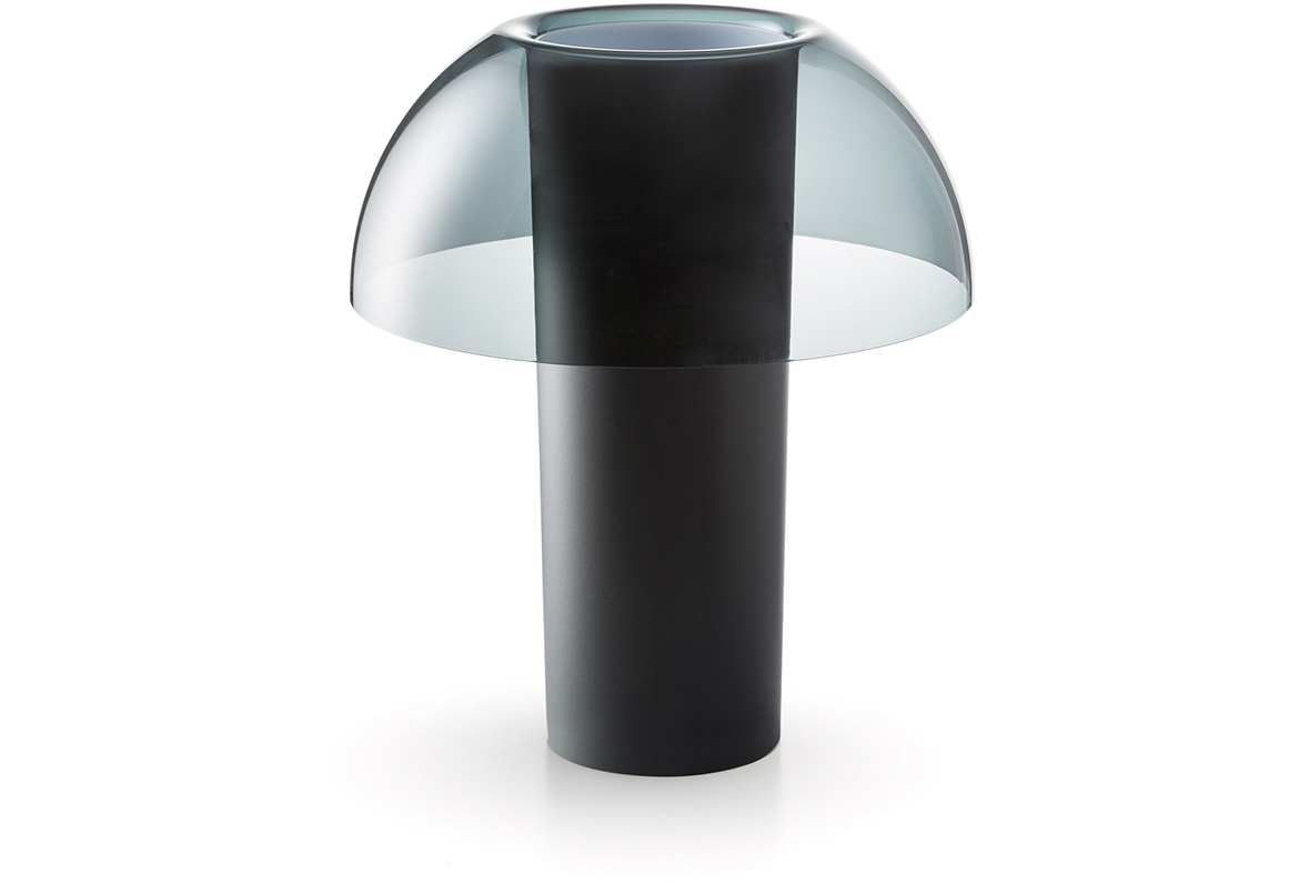 Pedrali Colette Tischleuchte-30 cm-FU-Polycarbonat Grau