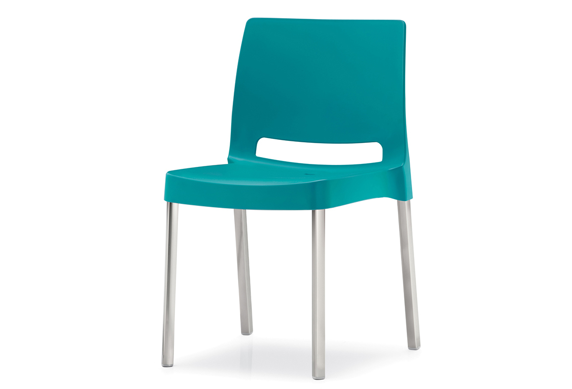 Pedrali Joi 870 Stuhl-VE-Polypropylen Grünblau
