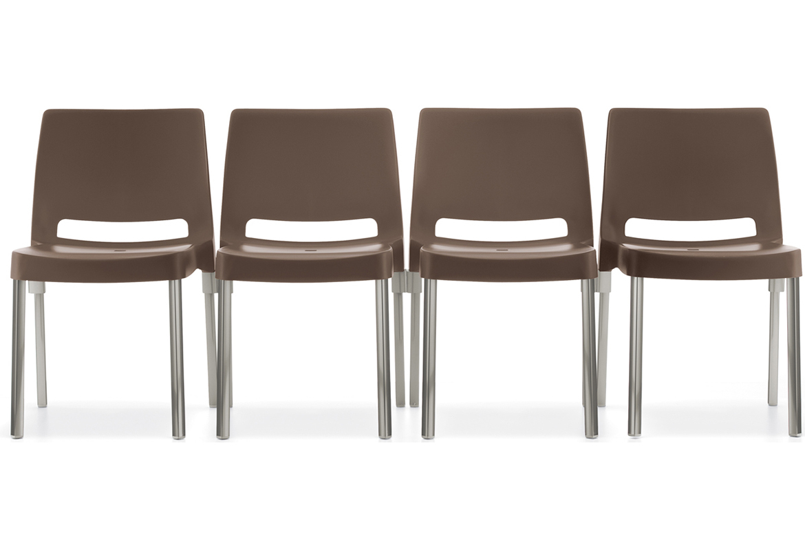Pedrali Joi 870 Stuhl-MA-Polypropylen Braun