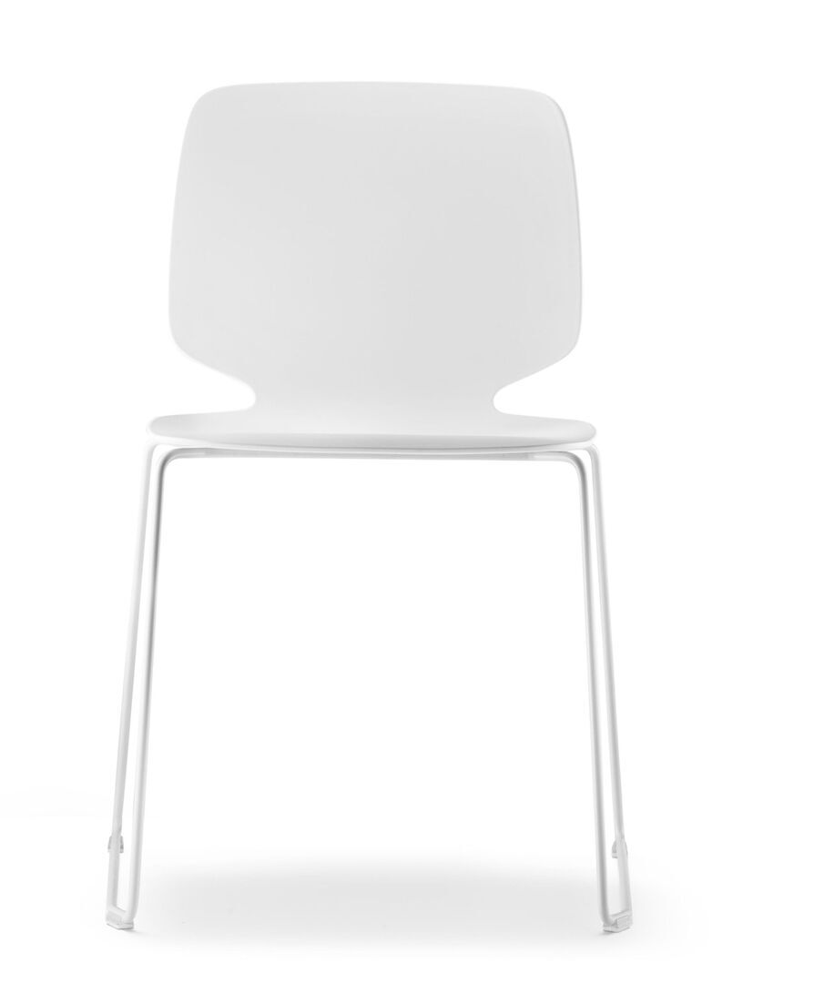 Pedrali Babila 2740 Kufenstuhl-BI-Tecnopolymer Weiss-BI-Tecnopolymer Weiss