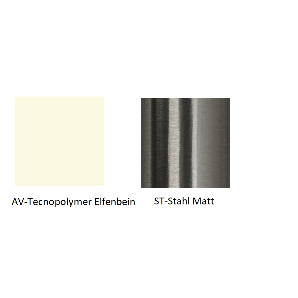 Pedrali Kuadra 1102 Barhocker-AV-Tecnopolymer Elfenbein-ST-Stahl Matt