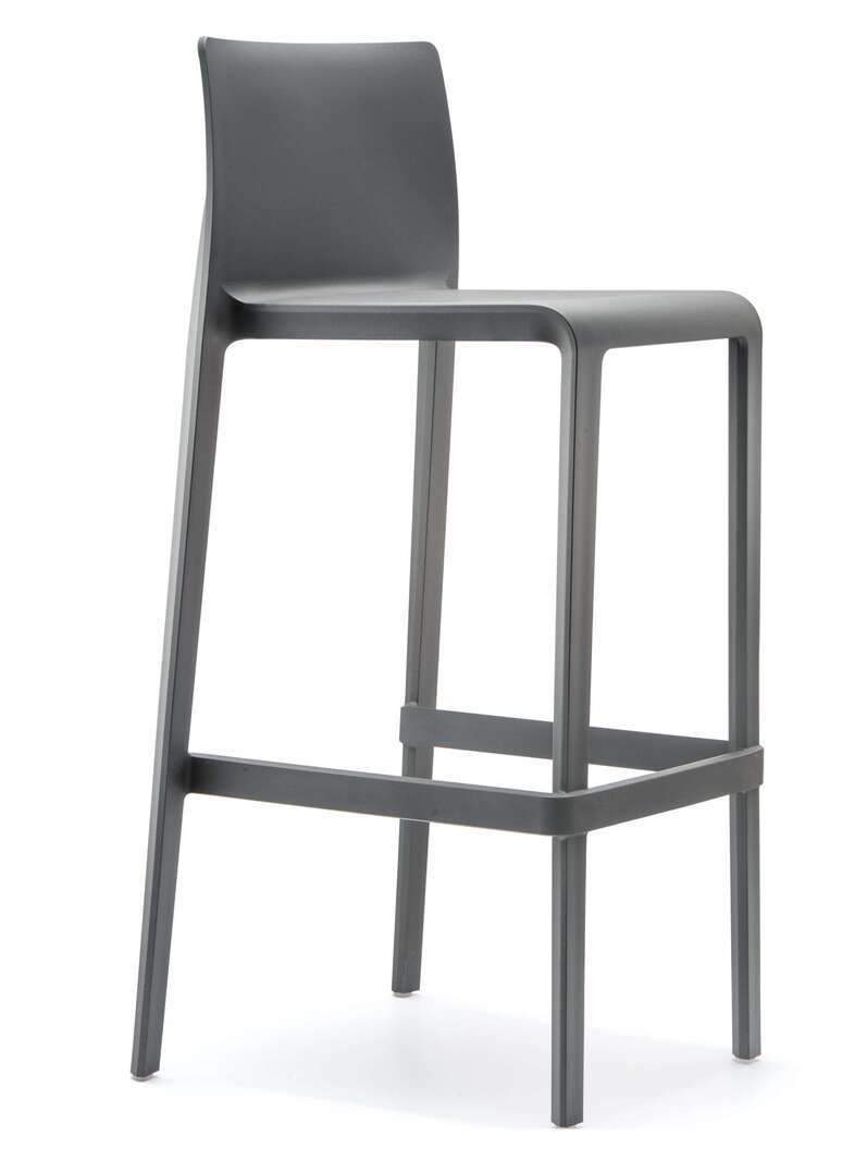Pedrali Volt 678 Barhocker-GA-Polypropylen Anthrazit
