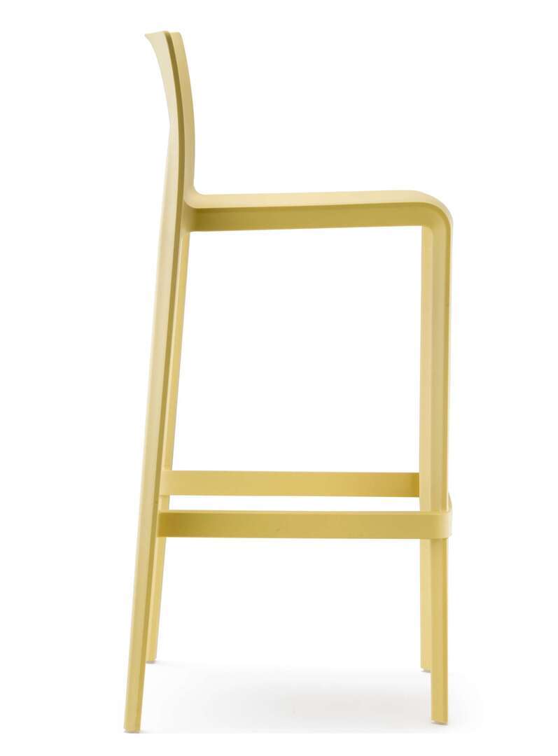 Pedrali Volt 678 Barhocker-GI-Polypropylen Gelb