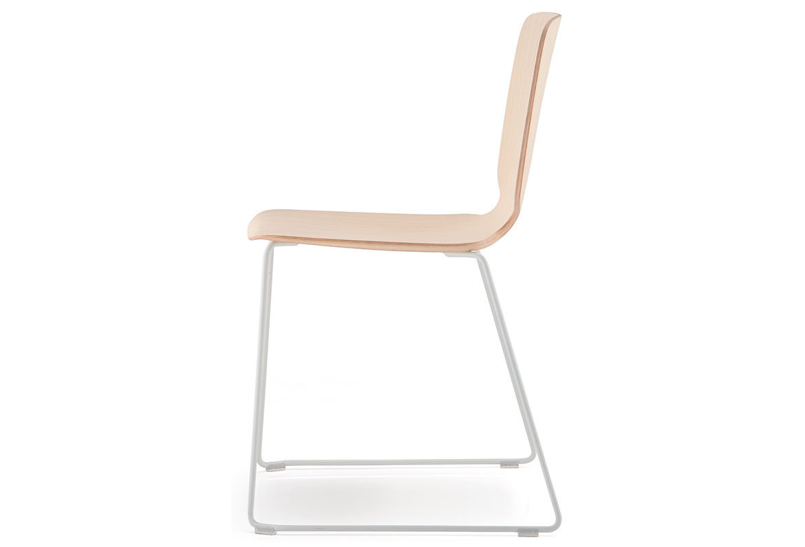 Pedrali Babila 2720 Kufenstuhl-FR-Eschenholz Esche