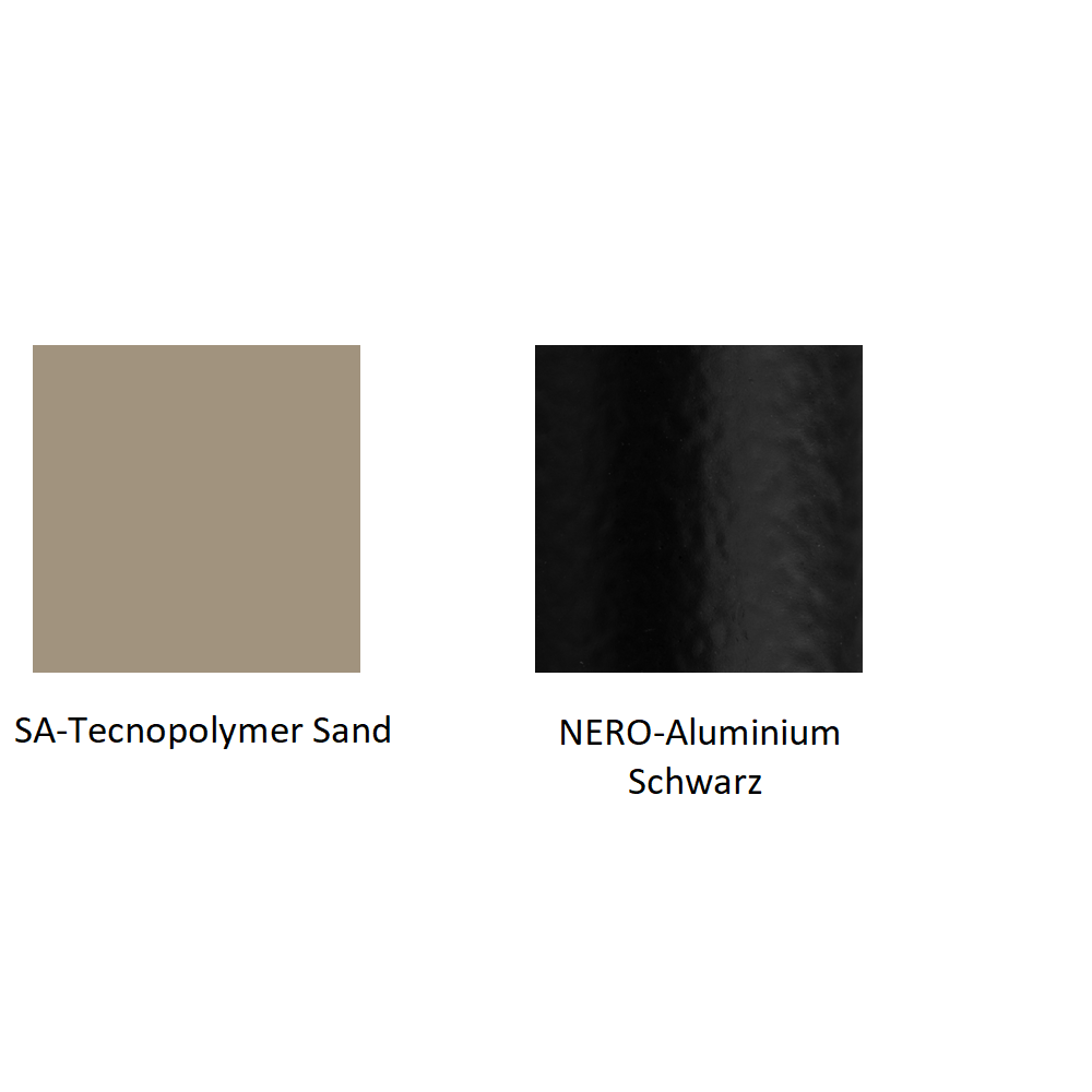 Pedrali Gliss 360 Lounge Drehstuhl-SA-Tecnopolymer Sand-NERO-Aluminium Schwarz