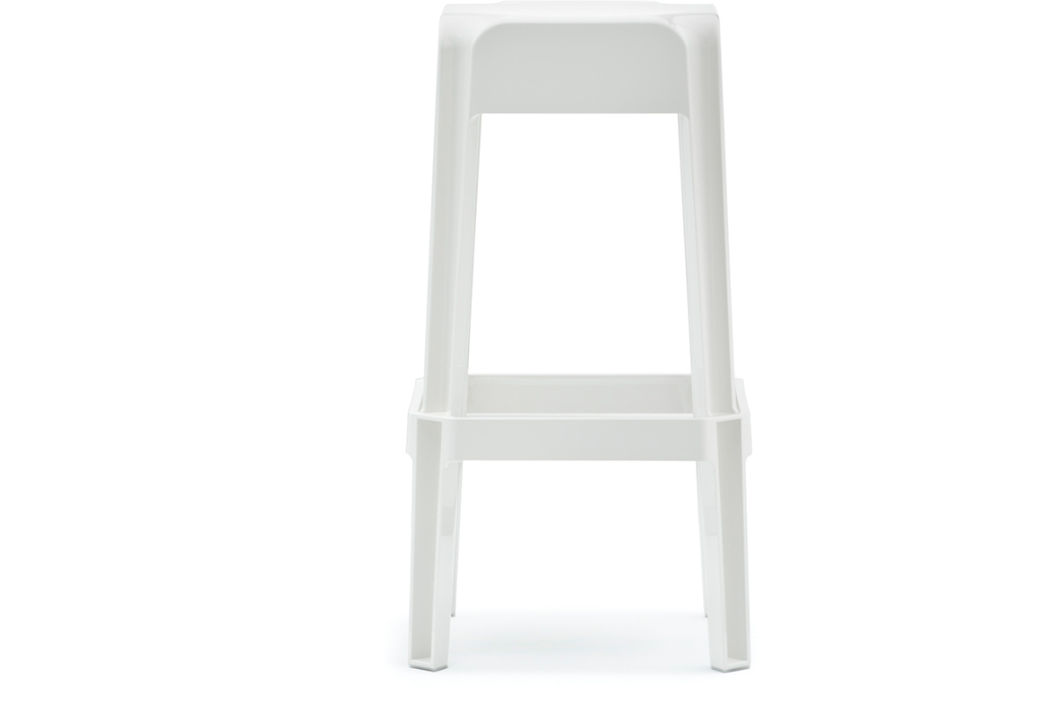 Pedrali Rubik 580 Barhocker-BI-Polycarbonat Weiss