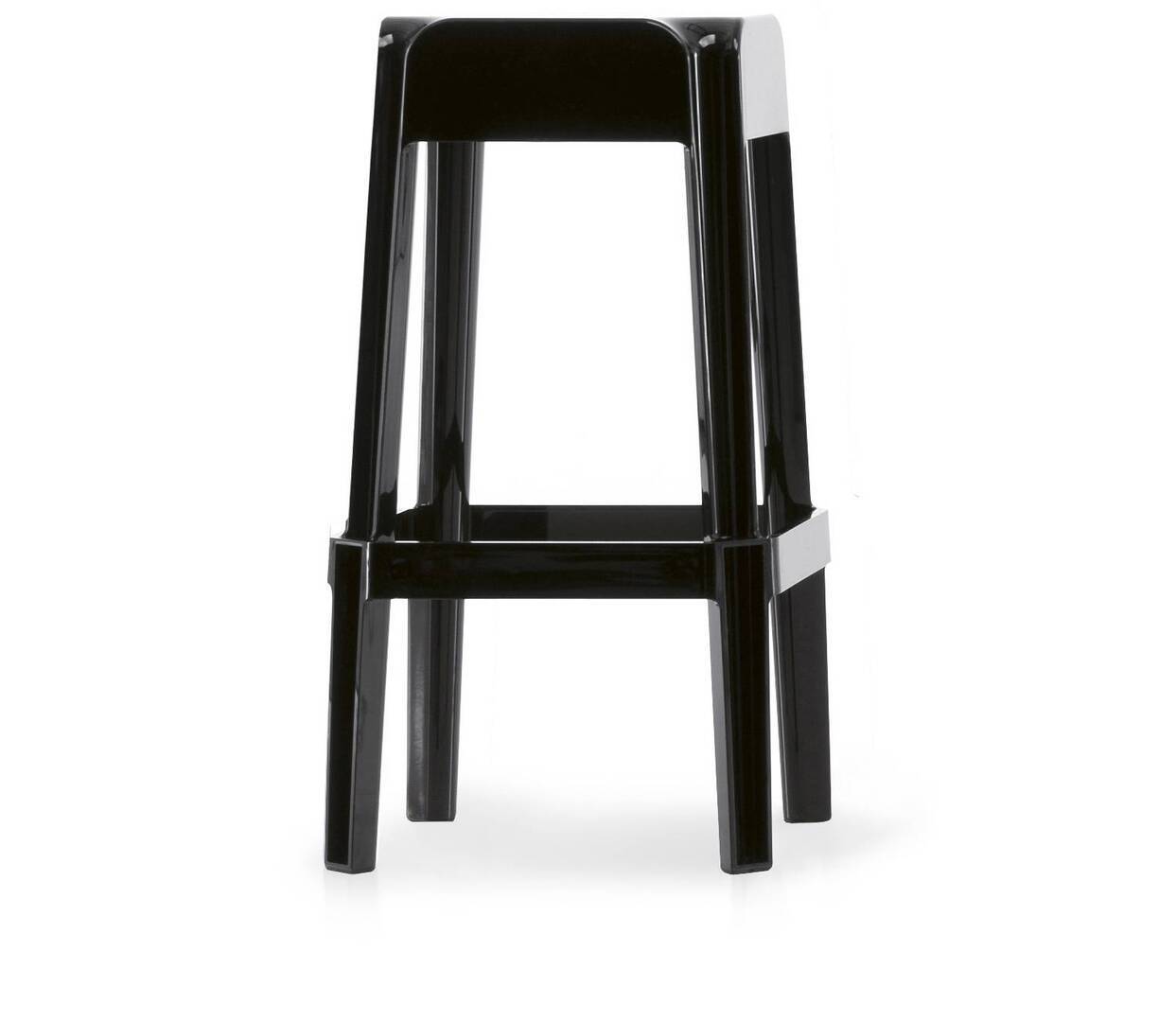 Pedrali Rubik 580 Barhocker-NE-Polycarbonat Schwarz