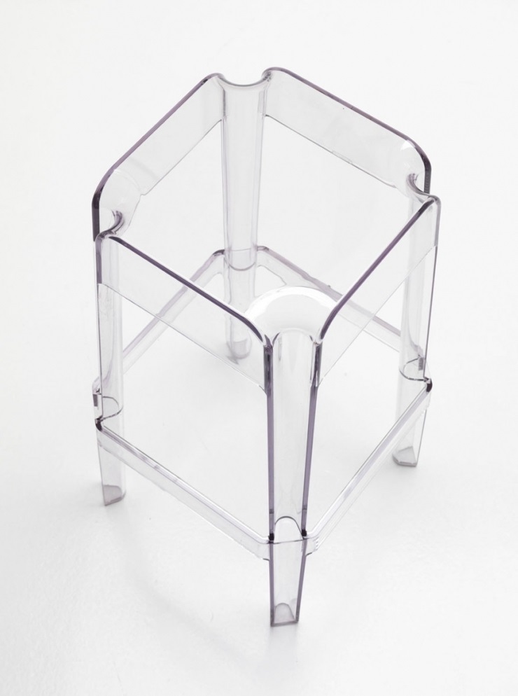Pedrali Rubik 580 Barhocker-TR-Polycarbonat Transparent