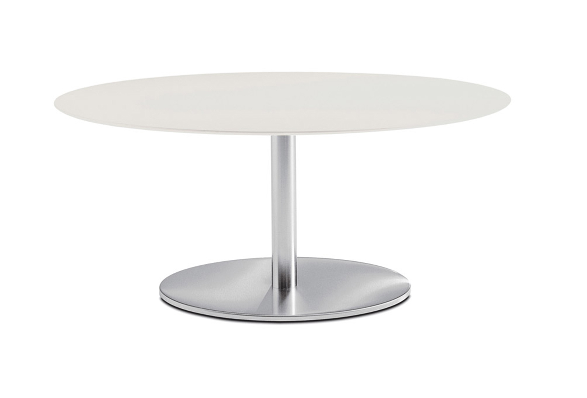 Pedrali Inox 4903 ellittico Couchtisch - Weiß