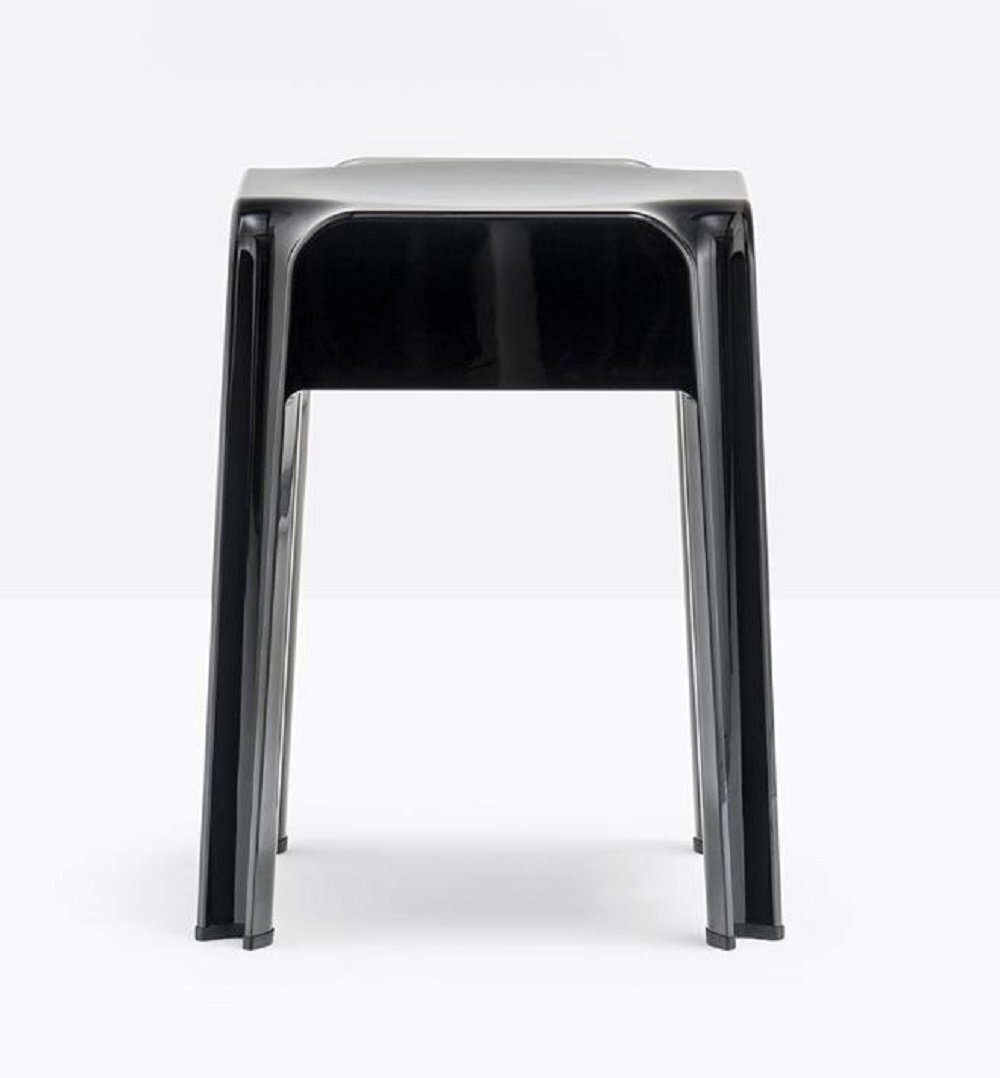 Pedrali Rubik 583 Hocker-NE-Polycarbonat Schwarz