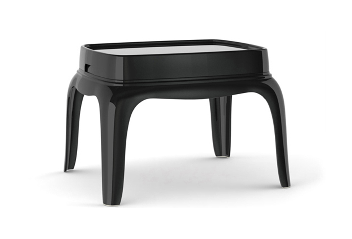 Pedrali Pasha 662 Tablett-NE-Methacrylat Schwarz
