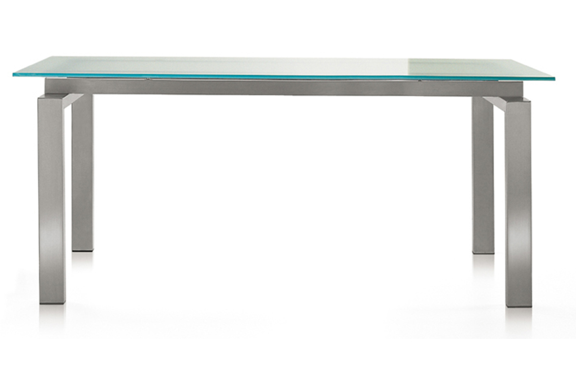 Pedrali Space TS Tisch--TRA-Glasplatte Transparent